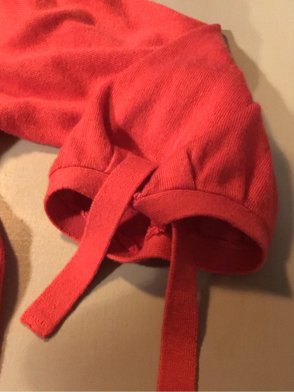 Banana Republic Scoop Neck Tee in Coral Red - Picture 5 of 14